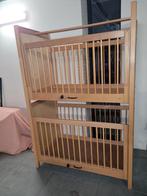 Stapelbed/duoslaper met kantelhek kinderopvang onthaalouder, Ophalen, Gebruikt, Stapelbed