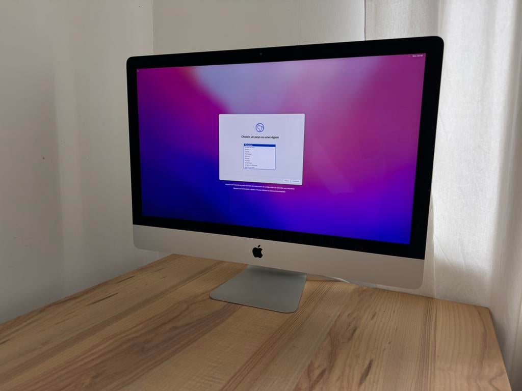 IMac 27 pouces de 2015 avec ecran Retina 5K, Informatique & Logiciels, Apple Desktops, IMac, Utilisé, 27 pouces, 8 GB