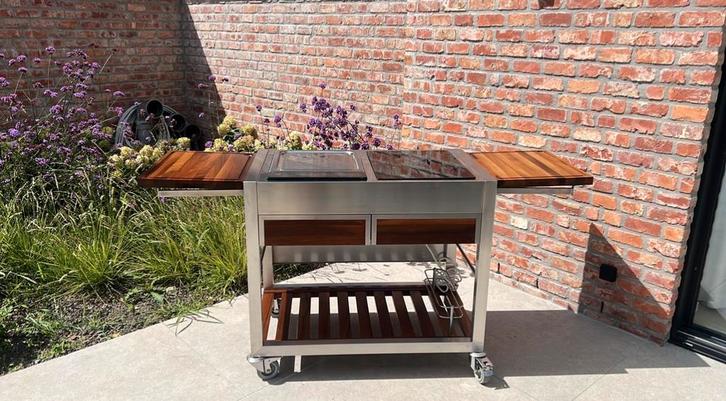 Buitenkeuken INDU+, Jardin & Terrasse, Cuisines extérieures, Utilisé, Électrique, Autoportant, Enlèvement