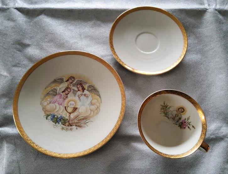 Bijzonder Ontbijtsetje - Mitterteich Bavaria, Antiek en Kunst, Antiek | Servies los, Ophalen