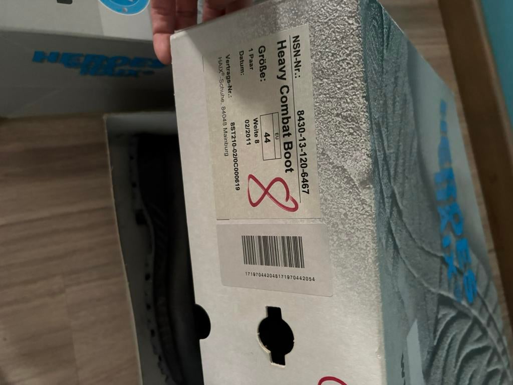 Haix Heavy combats, Ophalen, Kleding of Schoenen