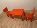 Chaises pour enfants avec table rouge Must Go Fast, Enlèvement, Utilisé, Table(s) et Chaise(s)
