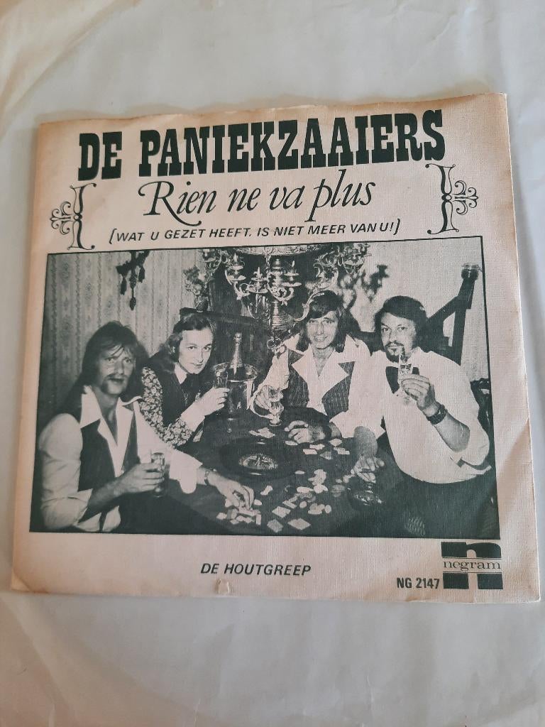 Vinyl single De paniekzaaiers-Rien ne va plus-De houtgreep., Gebruikt, 7 inch, Single, 1970 - 1979