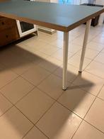 Planche de bureau avec 2 pieds en métal IKEA, Enlèvement, Utilisé, Métal