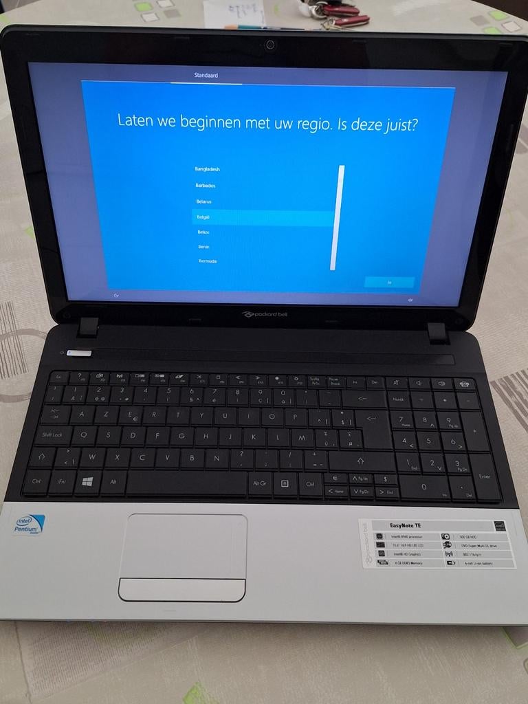 Laptop Packard bell, Computers en Software, Windows Laptops, Ophalen, HDD