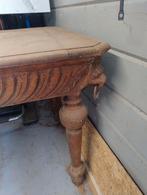 Gratis eiken leeuwenkoptafel, Ophalen