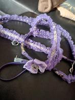 Harnasje+ leiband( pomeriaan) paars, Dieren en Toebehoren, Ophalen of Verzenden, Zo goed als nieuw, Hondenriem-accessoire