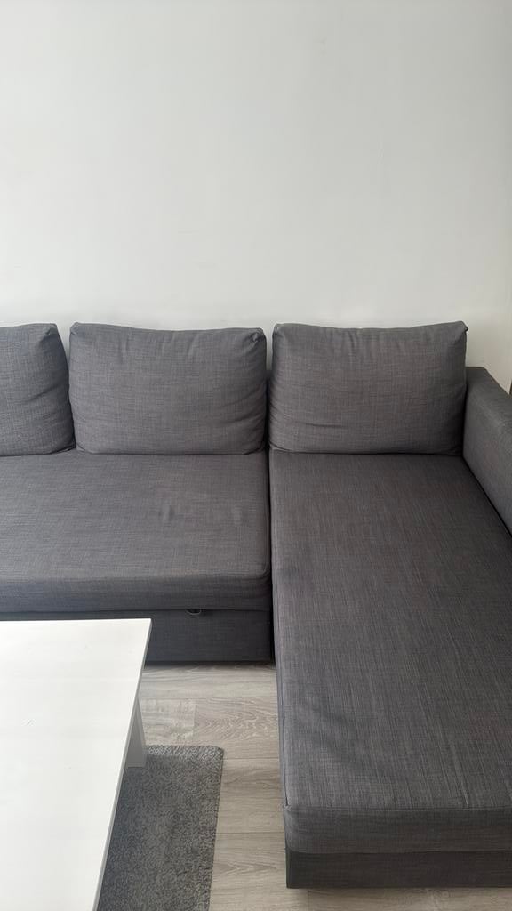 IKEA grijze hoekbank, Ophalen, Gebruikt, Hoekbank, Driepersoons