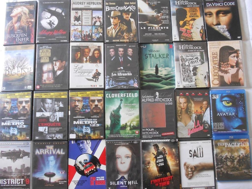 DVD - Da Vinci Code, Hitchcock, Pacific, Avatar, Hepburn F, Enlèvement ou Envoi, Coffret