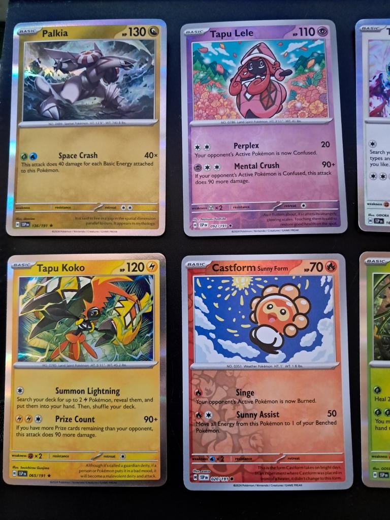 79 kaarten van Surging Sparks!, Ophalen