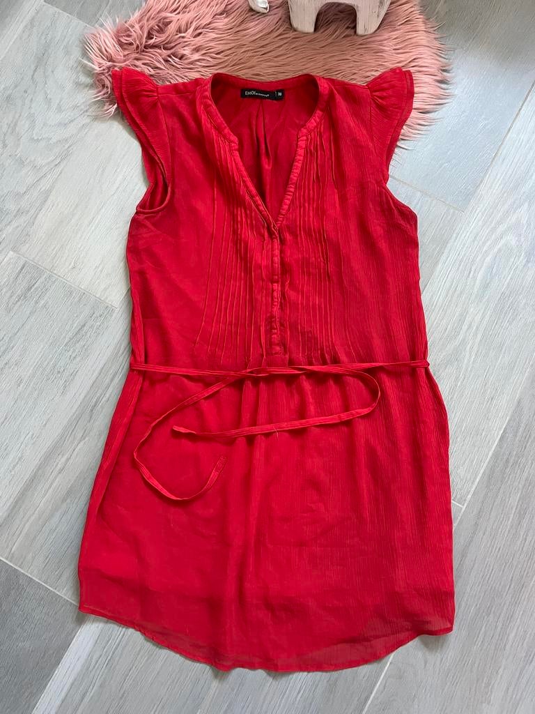 Robe d'été, Enlèvement ou Envoi, Comme neuf, Taille 38/40 (M), Rouge