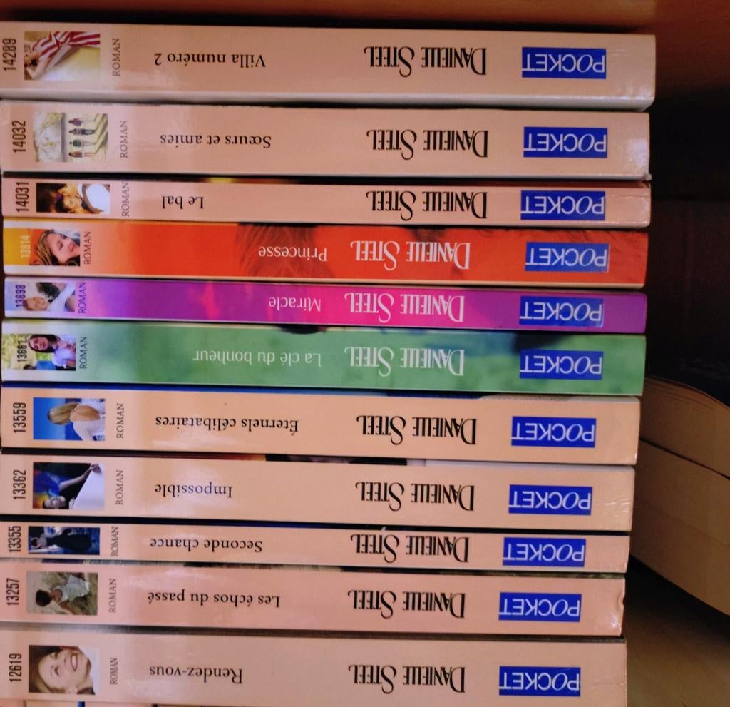 Romans Danielle Steel, B Taylor Bradford, J. Dailey, V. Andr