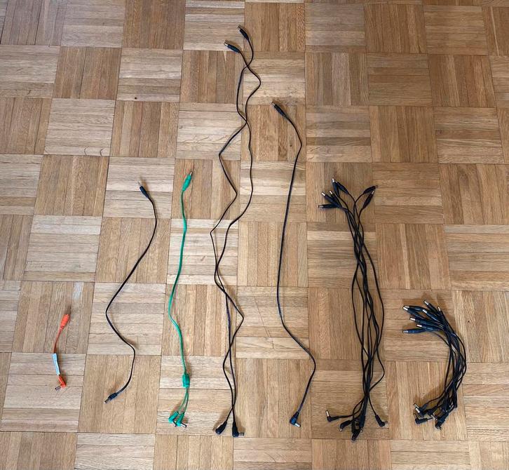 DC barrel plug kabels / voedingkabels pedalboard effecten, Muziek en Instrumenten, Effecten, Nieuw, Ophalen of Verzenden