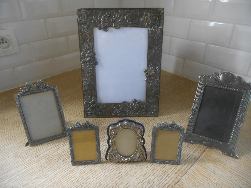 Cadres anciens étain-cuivre. D, Maison & Meubles, Accessoires pour la Maison | Cadres, Enlèvement ou Envoi