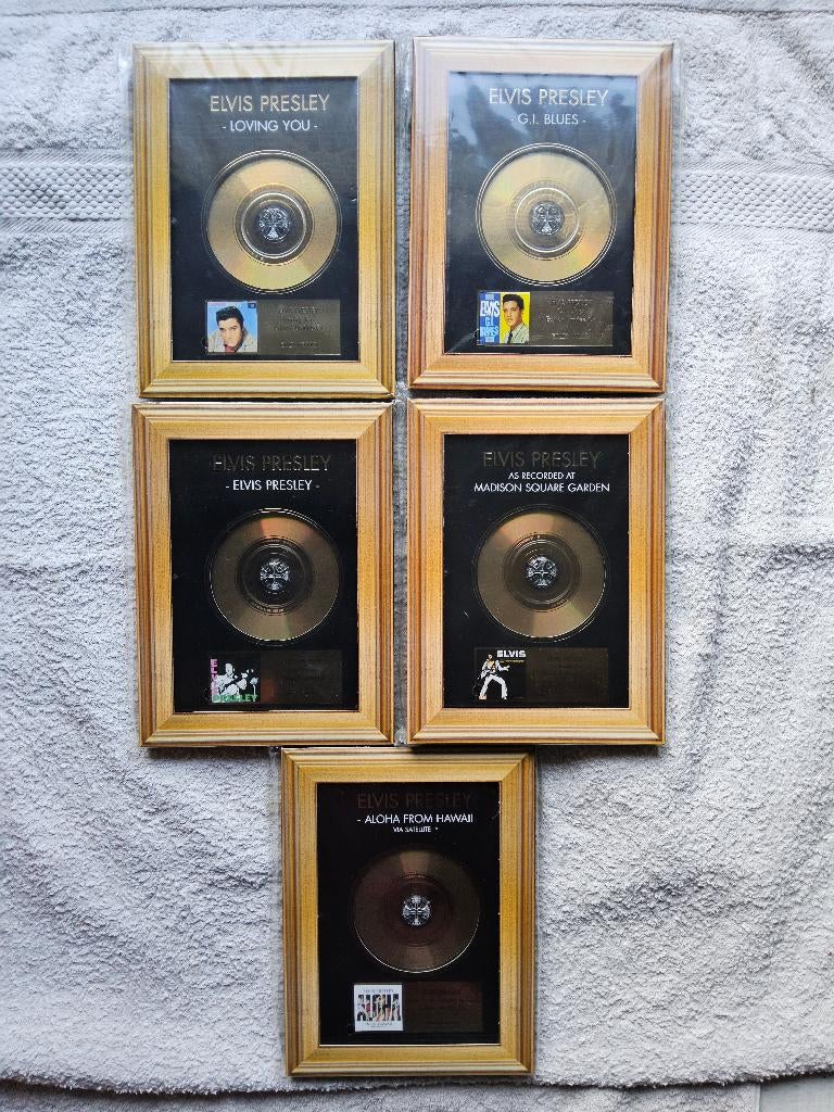 Elvis Presley Série Or édition limitée française complète, CD & DVD, Vinyles | Rock, Comme neuf, Édition limitée, Rock and Roll