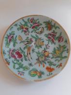assiette en porcelaine chinoise famille rose diam : 18,5 cm, Antiquités & Art, Enlèvement ou Envoi