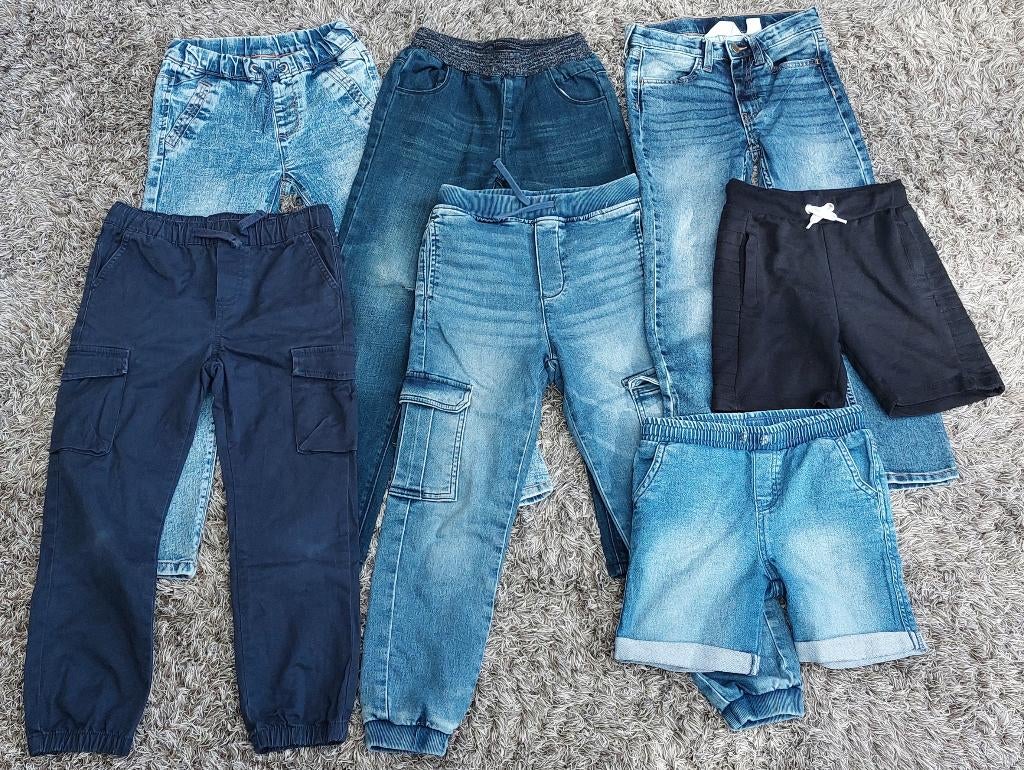 Broeken/shorts, maat 122-128, 7 stuks, Ophalen, Jongen, Broek