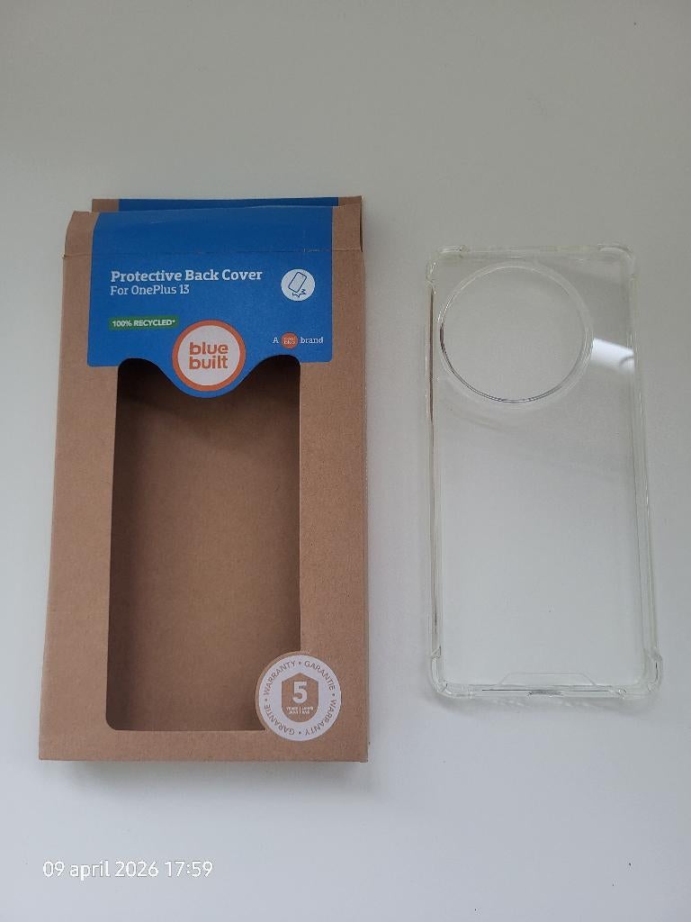 Transparante backcover voor OnePlus 13 NIEUW, Telecommunicatie, Ophalen of Verzenden, Nieuw