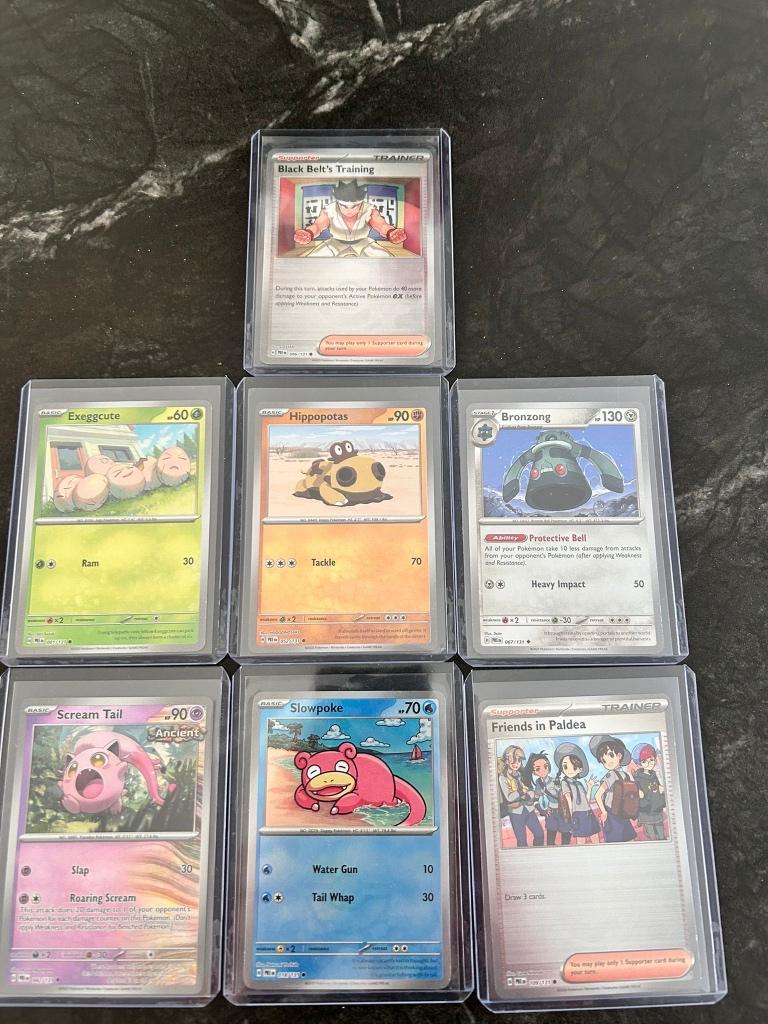 prismatic pokebals pokemon, Ophalen of Verzenden, Zo goed als nieuw, Meerdere kaarten