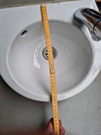 Lavabo + kraan, Doe-het-zelf en Bouw, Sanitair, Ophalen, Zo goed als nieuw, Kraan