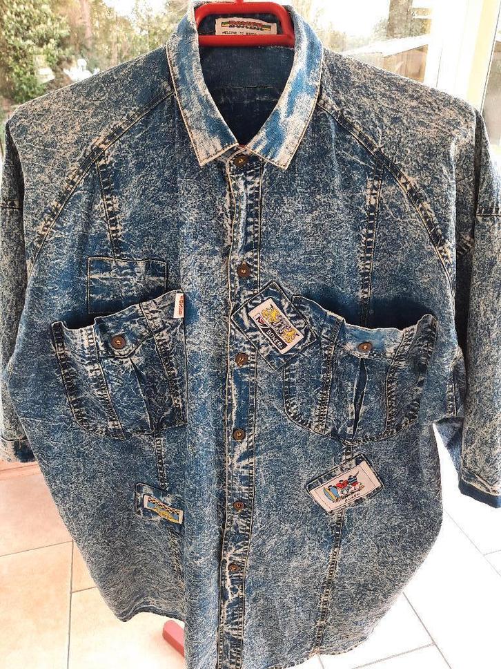 Stoer overhemd BOXER - XL/XXL, Kleding | Heren, Overhemden, Zo goed als nieuw, Halswijdte 43/44 (XL), Blauw, Ophalen of Verzenden