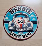 VW bug Herbie 53 bord., Ophalen of Verzenden, Nieuw, Reclamebord