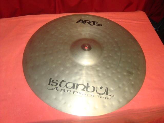 Utilisé : cymbale Istanbul Agop Art20 ride 20 pouces, Musique & Instruments, Percussions, Utilisé, Autres types, Enlèvement ou Envoi