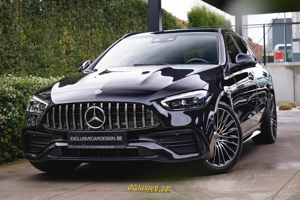Mercedes-Benz C 300 e AMG Line, 0 min, Zwart, Bedrijf, 5 deurs