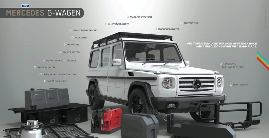 Front Runner Roof Rack Mercedes G SWB (1979-2011) Slimline I, Neuf, -, -, -