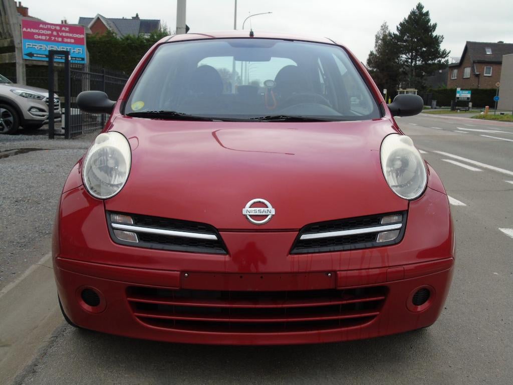 Nissan Micra 1.2 Benzine*05/2006*Airco *GEKEURD voor VERKOOP, Autos, Rouge, Achat, Entreprise, Boîte manuelle