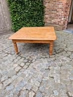 Grenen salontafel, Ophalen, Gebruikt, 50 tot 100 cm, Vierkant