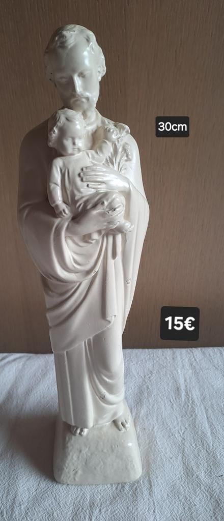 Heilige Jozef met kindje Jezus arm, Ophalen of Verzenden