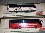 2 CAR  SETRA "Rapide des Ardennes "(LU) BUS AWM 1/87, Enlèvement ou Envoi, Comme neuf, Bus ou Camion, AWM