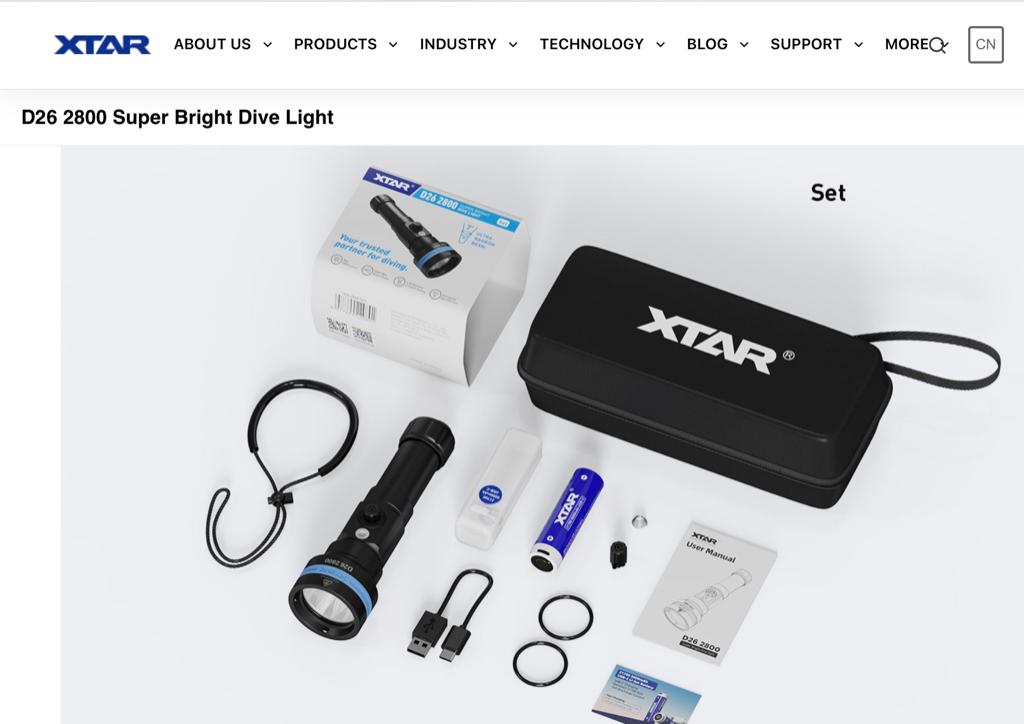 Nieuwe Duiklamp Herlaadbaar 2800 Lumen - Ecocheques, Enlèvement ou Envoi, Neuf, Lampe de plongée