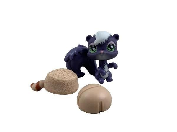 Littlest Pet Shop LPS 961 Stinkdier Skunk Figuur 2007, Verzamelen, Poppetjes en Figuurtjes, Zo goed als nieuw, Verzenden