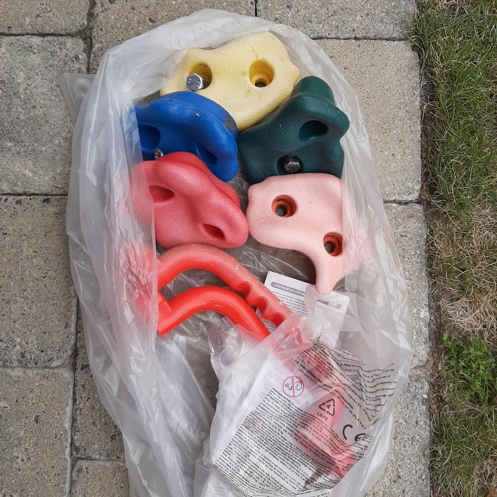 Materiaal voor klimrek + handvatten., Kinderen en Baby's, Speelgoed | Buiten | Speelhuisjes, Ophalen