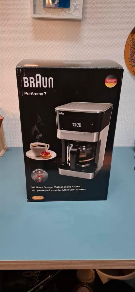BRAUN KF 7120, Electroménager, Cafetières, Utilisé, Café moulu, Cafetière, Enlèvement