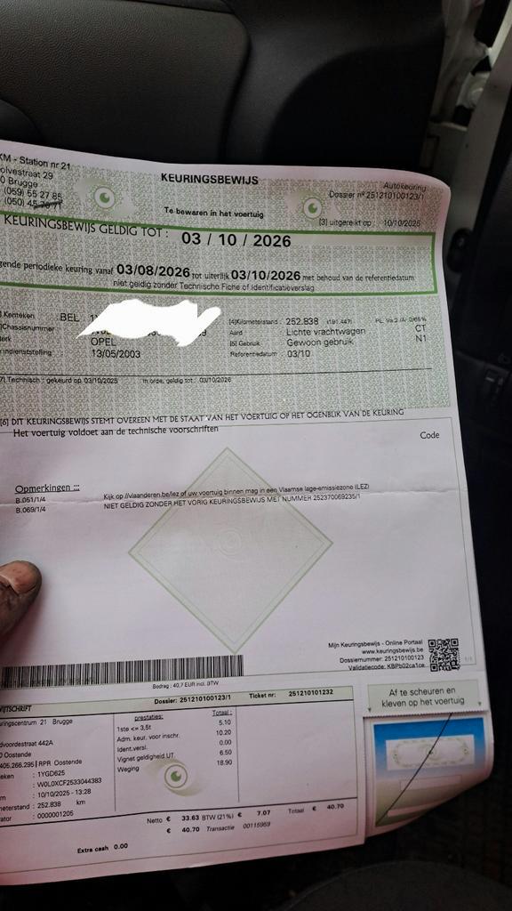 Offre Opel Combo 1.7 diesel, Autos, Opel, Particulier, Combo Tour, Diesel, 5 portes, Boîte manuelle, Blanc, Gris, Enlèvement