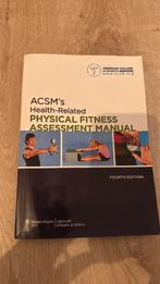 ACSM’s Health-Related Physical Fitness Assesment Manual, Boeken, Studieboeken en Cursussen, Ophalen of Verzenden, Zo goed als nieuw