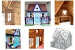 Kleurrijk speel- en/of tuinhuisje, Ophalen, Zo goed als nieuw, Hout