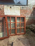 Fenêtres en bois Meranti, Bricolage & Construction, Enlèvement, Utilisé