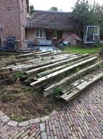 Eik balken oak beams from old barn, 300 years old, no rot, Ophalen, Balken, Hardhout