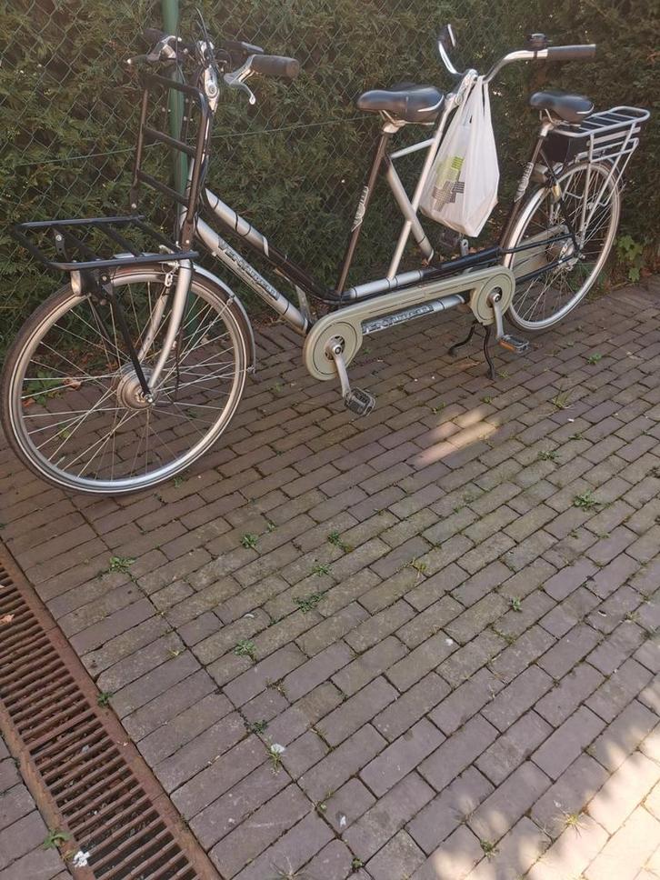 Elektrische tandem fiets met perfect accu info 0488826971, Fietsen en Brommers, Fietsen | Tandems, Zo goed als nieuw, Ophalen of Verzenden