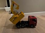 Brüder camion + graver, Kinderen en Baby's, Ophalen, Zo goed als nieuw