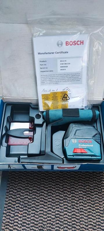 Laser Bosch GCL 2-15, Doe-het-zelf en Bouw, Ophalen, Zo goed als nieuw