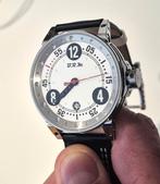 Montre B.R.M V6 44, Handtassen en Accessoires, Horloges | Heren, Leer, Staal, Polshorloge, Zo goed als nieuw