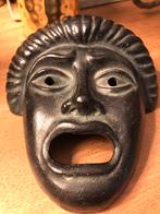 Masque mural théâtral comédie grecque « Jean qui pleure », Antiquités & Art, Art | Sculptures & Bois