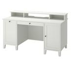 Bureau Idanäs 152cm wit - VERLAAGD IN PRIJS, Huis en Inrichting, Ophalen, Bureau, Nieuw, In hoogte verstelbaar