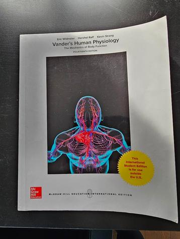 Handboek Vander's Human Physiology 14e editie  beschikbaar voor biedingen
