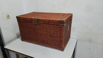 rattan rieten opbergdoos, afmetingen 100x60cm beschikbaar voor biedingen